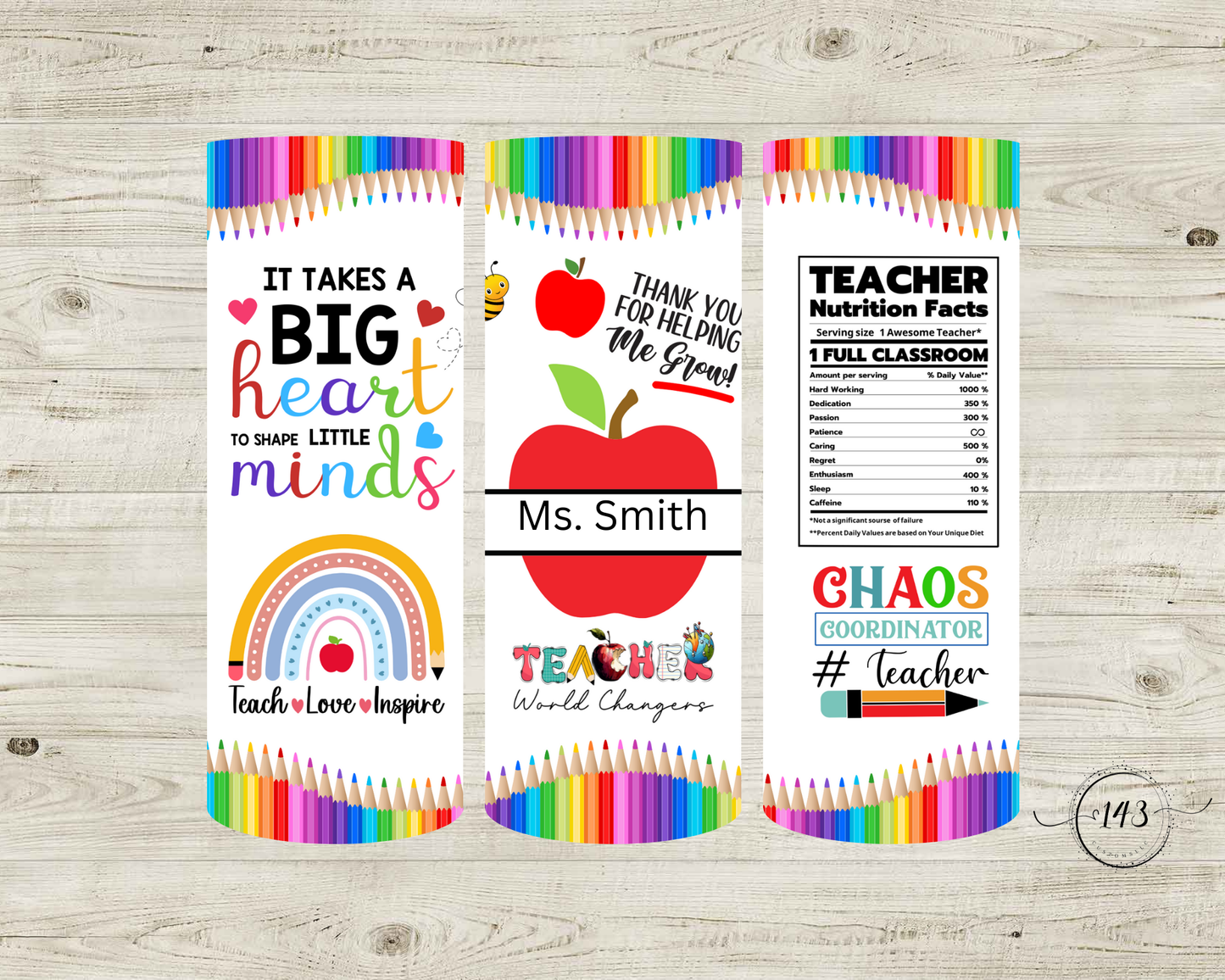 It Takes A Big Heart To Shape Little Minds With Name