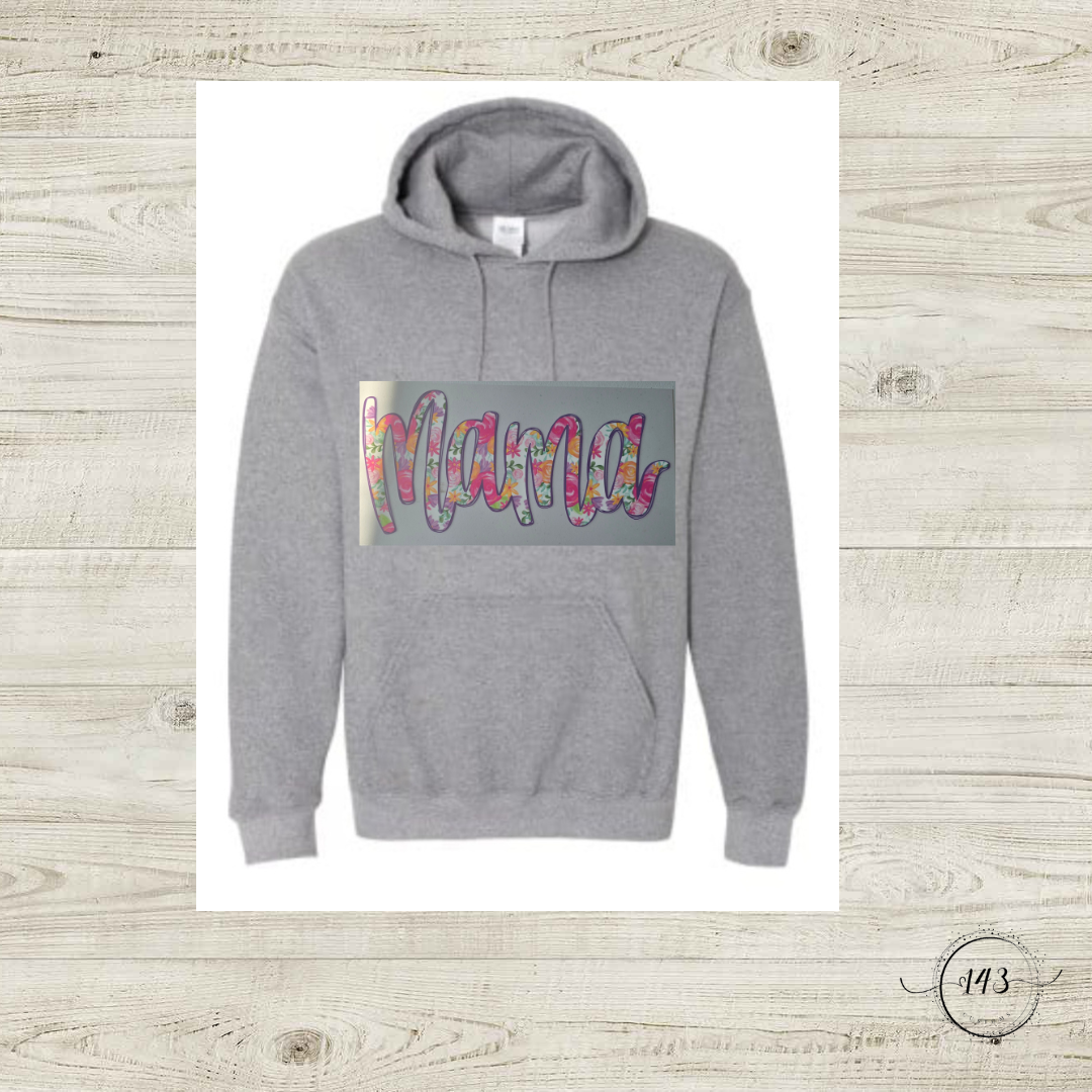 Mama with Flowers Hoodie