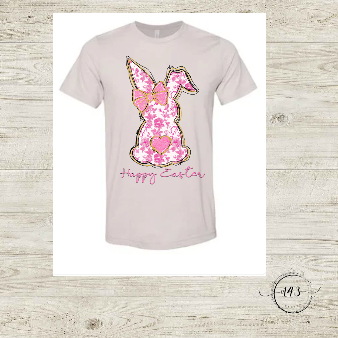 Pink Vintage Bunny