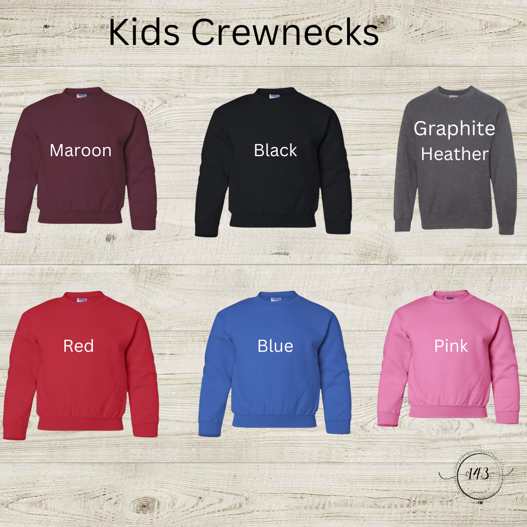 Boys Pumpkin with Hat Crewneck