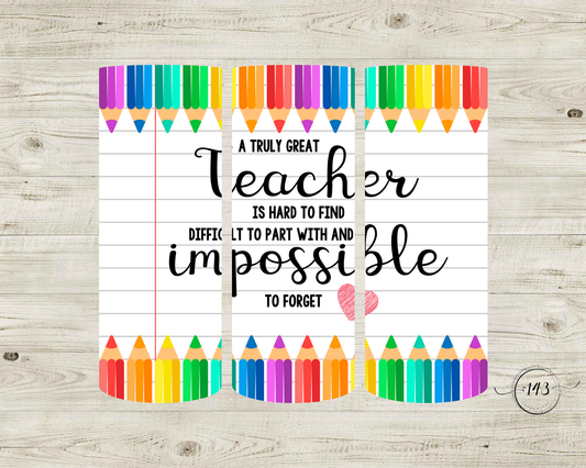 A Truly Great Teacher