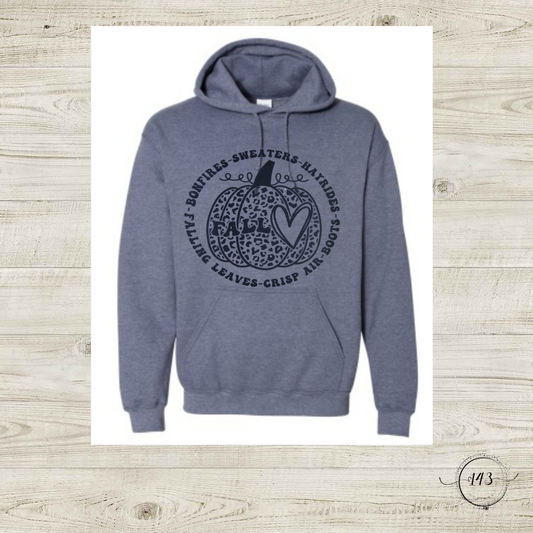 Bonfires, Sweaters, Hayrides Hoodie