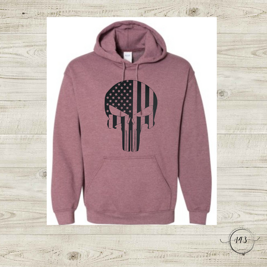 Flag Skull Hoodie
