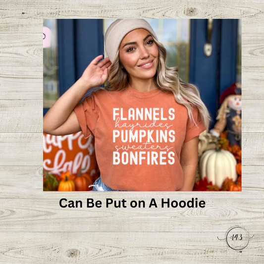 Flannels, Hayrides Hoodie
