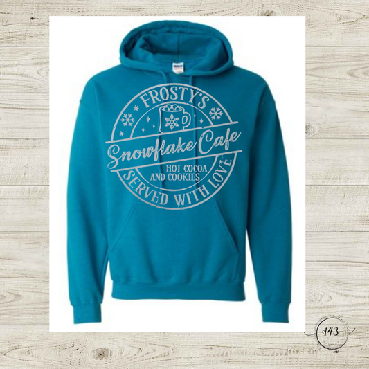 Frosty's Snowflake Cafe Hoodie