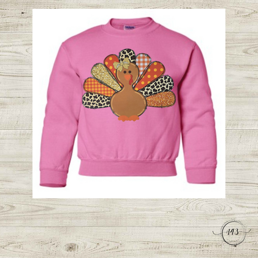 Girl Turkey Crewneck