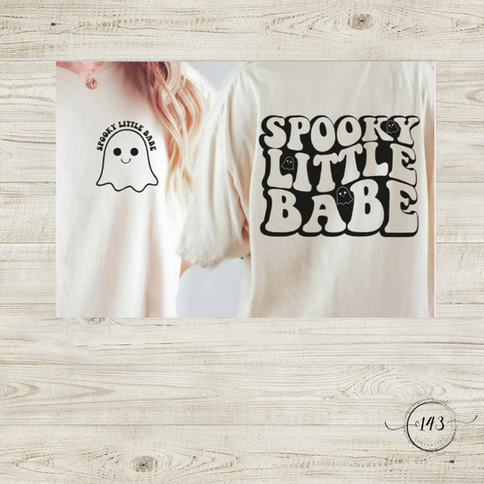 Spooky Little Babe Kids front and back