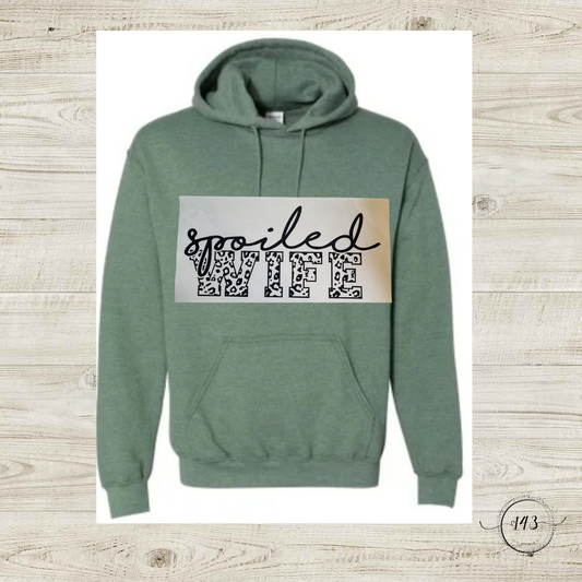 Spoiled Wife Cheetah Hoodie