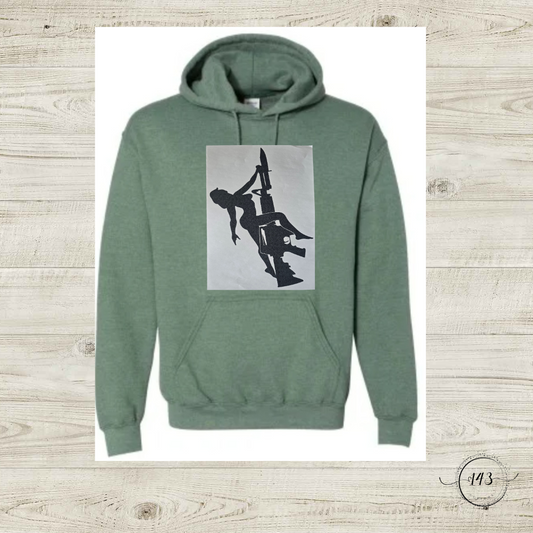 Women With Gun Hoodie